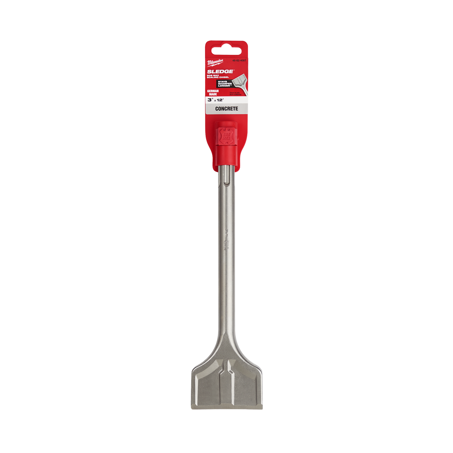 Milwaukee SDS Max SLEDGE™ 3" Scaling Chisel