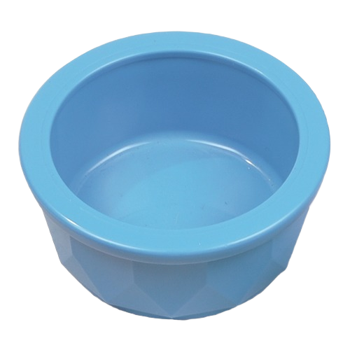 Light blue heavyweight crock dish with glossy finish for small animals and pet food supplies under $50 collection
