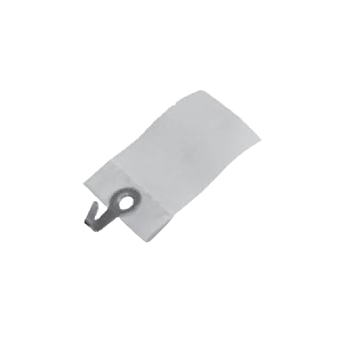 Clear adhesive wall hook with metal hanging clip for lightweight mounting in Hardware and Fasteners collections under $50