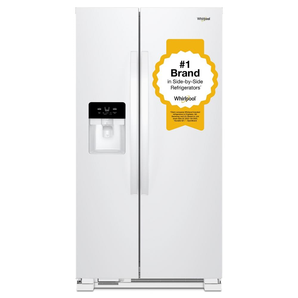 33-inch Wide Side-by-Side Refrigerator - 21 cu. ft.