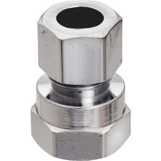 Chrome-plated 3/8 in. female fitting union for plumbing with secure connection in Pipes & Fittings under $50 collection