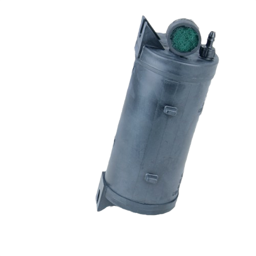 Cylindrical black air filter part designed for John Deere machinery in parts and lubricants category under $100