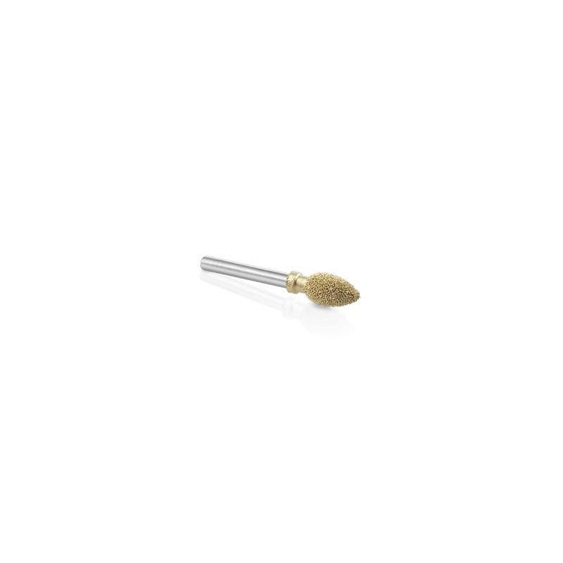 Fine flame-shaped metal burr with 1/8-inch shaft for woodworking tools in under $50 collection