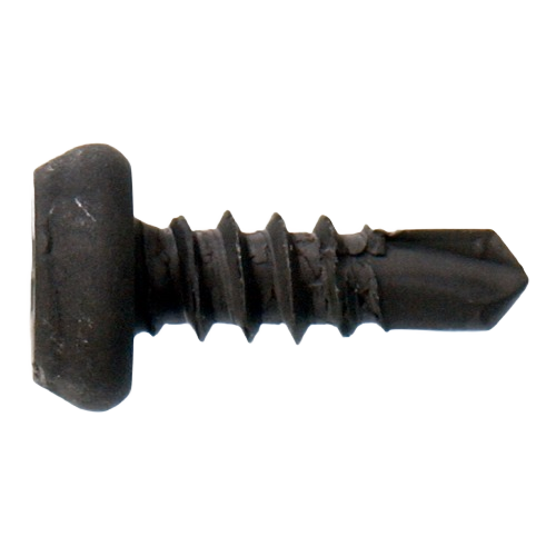 Black Hillman self-drilling pan head framing screw for fasteners and hardware in home improvement projects under $100 collections