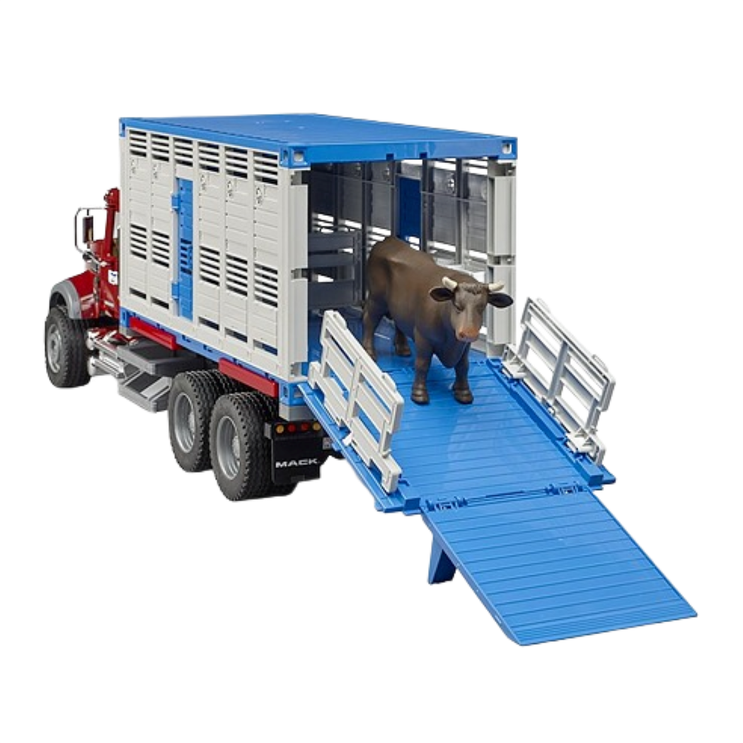 Bruder MACK Granite Cattle Transportation Truck