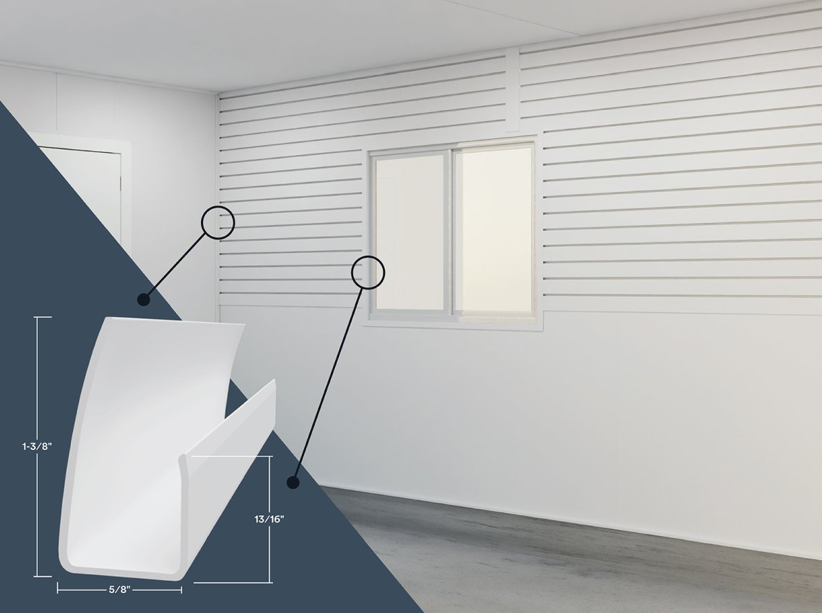3/4 in. x 10 ft. White J Trim