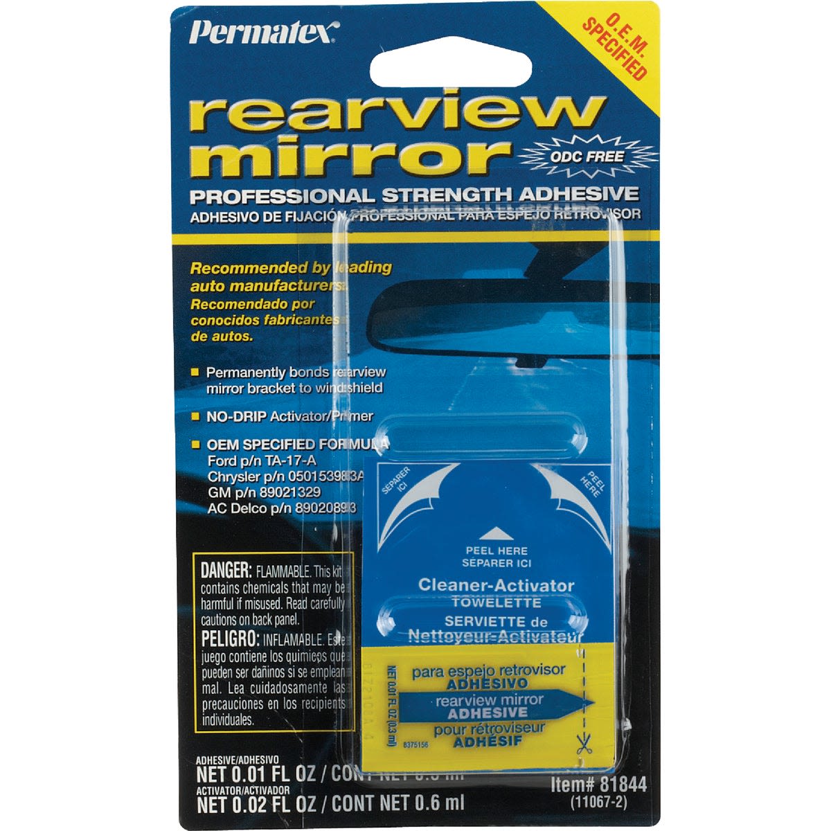 Professional strength adhesive for securely bonding rearview mirrors in automotive repair and home improvement under $25 collection