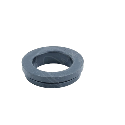 Durable grey rubber grommet designed for sealing and protection in tools and home improvement applications