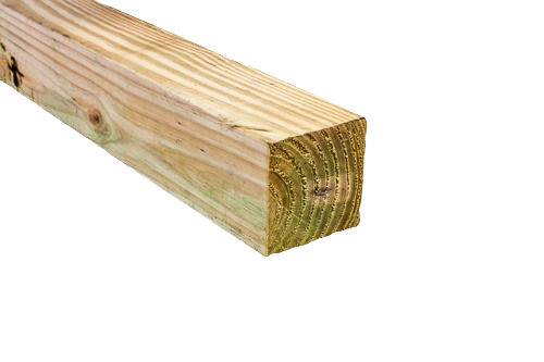 4 x 4 in. x 8 ft. Treated Lumber - #2 Grade
