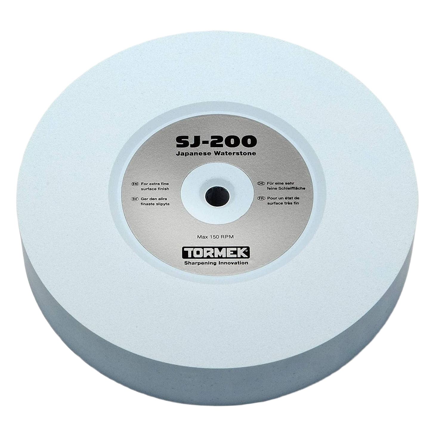 White Tormek SJ-200 Japanese Waterstone sharpening wheel for woodworking tools in accessories and tools collections