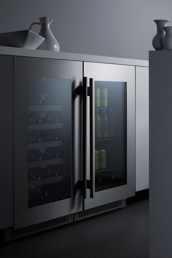 18" Wide Built-In Wine Cellar - with T4 Door Tint