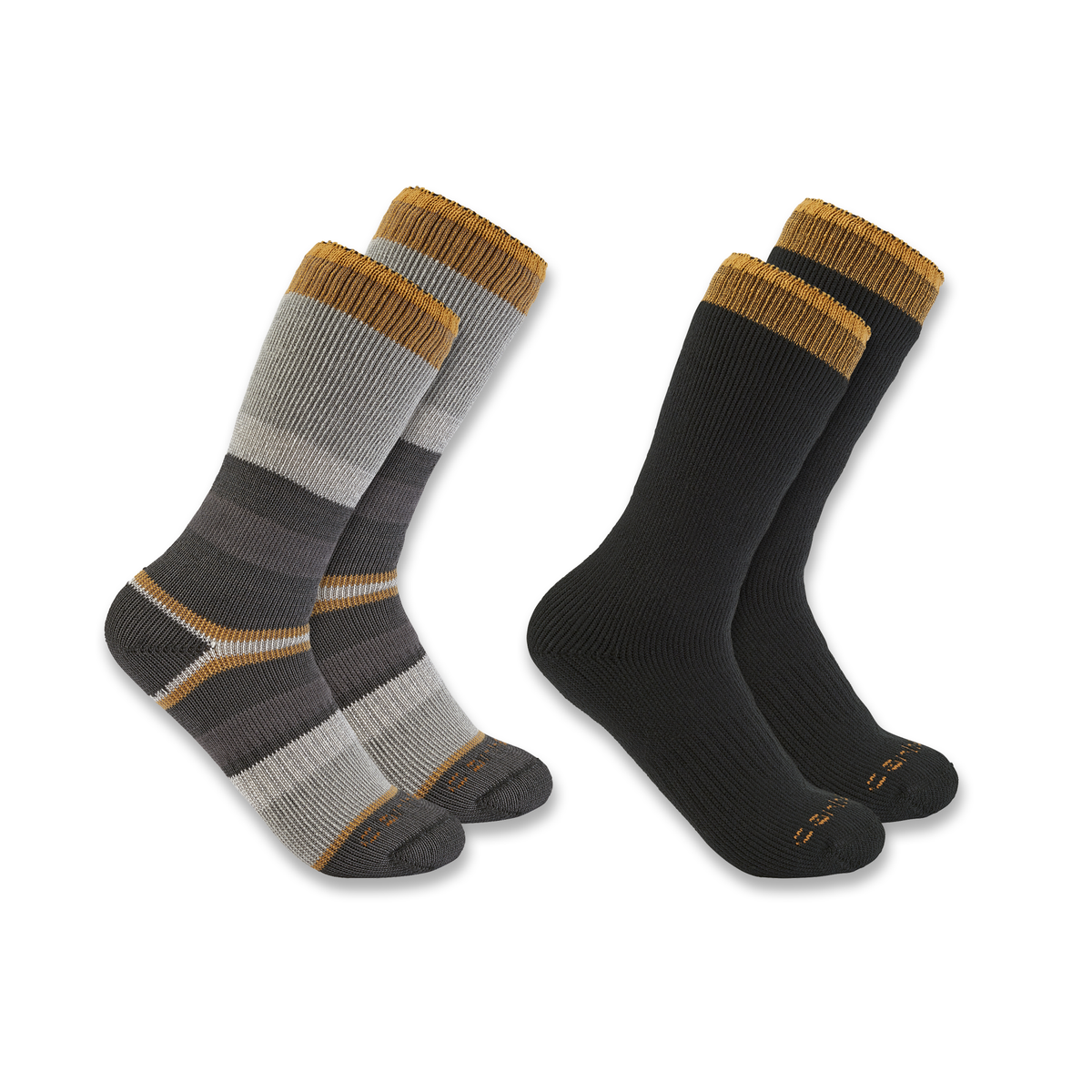 Carhartt Heavyweight Crew Sock 2-Pack - Assorted, Large