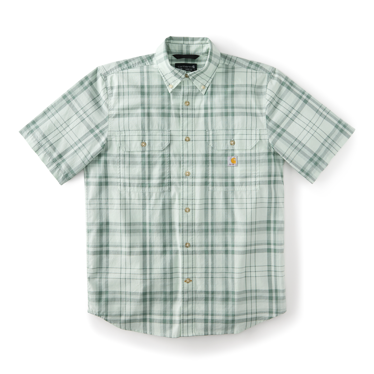 Carhartt Men's Fort Loose Short-Sleeve Plaid Shirt