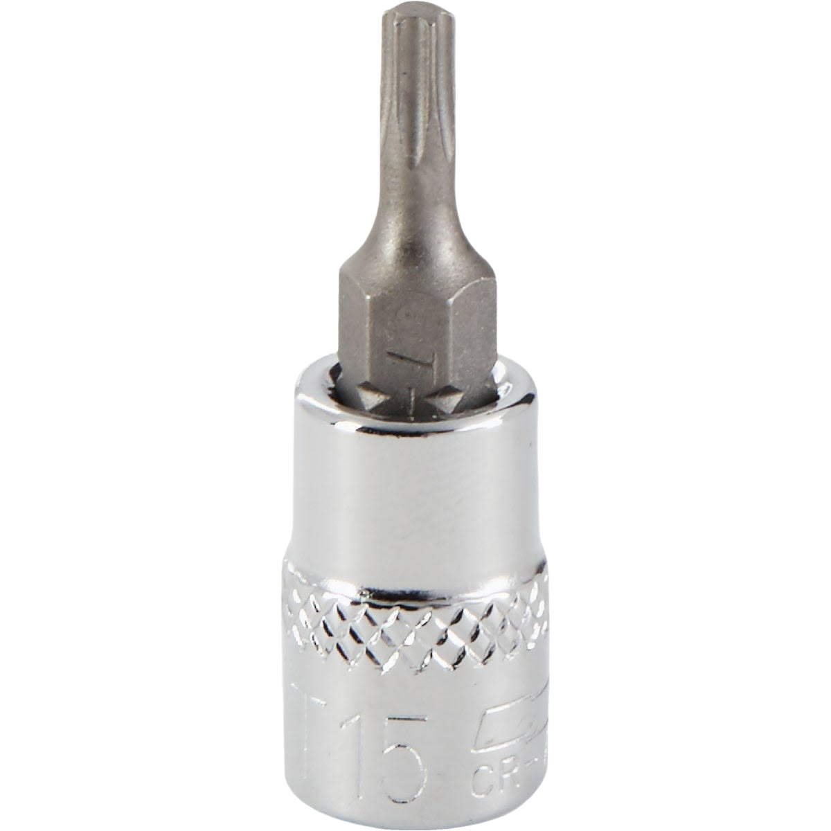 Chrome vanadium steel Torx bit socket with textured grip for woodworking and hand tool collections under $50.