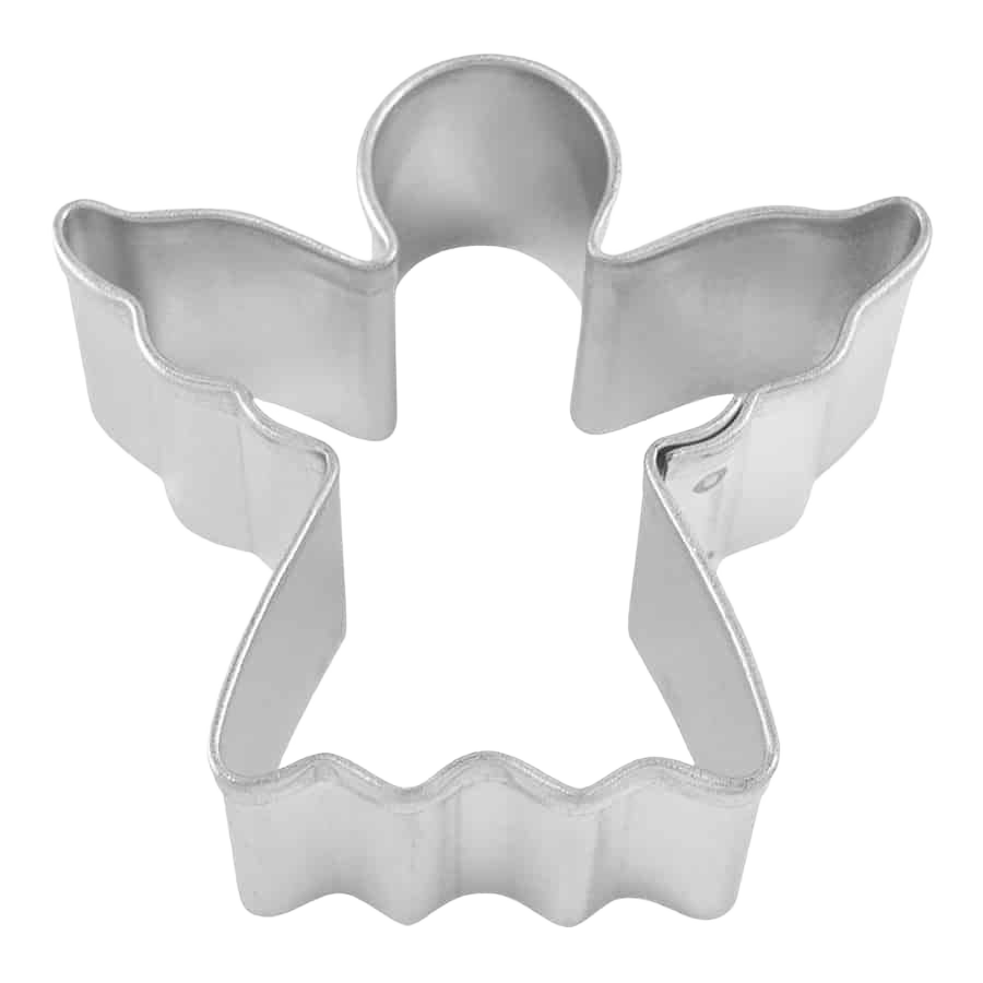 Tinplated steel mini angel-shaped cookie cutter for baking in kitchenware and bakeware under $25 collections