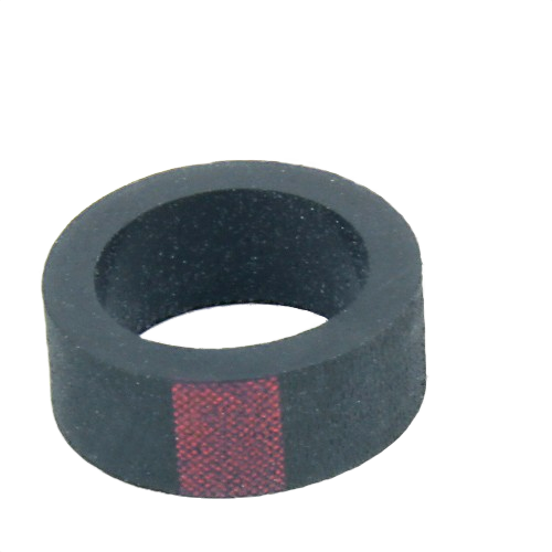 Black circular washer with red marking for hardware use in John Deere parts and home improvement projects under $50