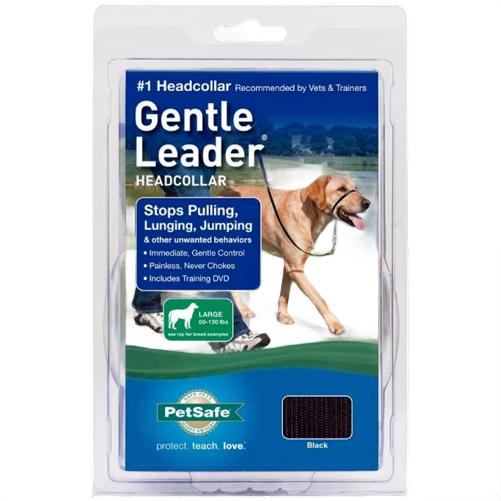 PetSafe Large black gentle leader headcollar for dogs in Collars & Leashes and Pet & Animal collections under $50