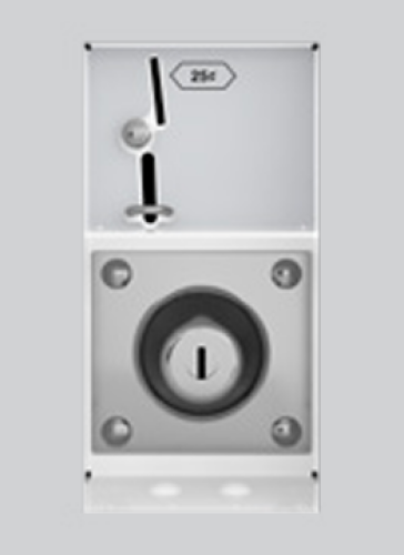 Rear Control Single Electric Dryer - Single Coin Drop (Not for Residential Use)