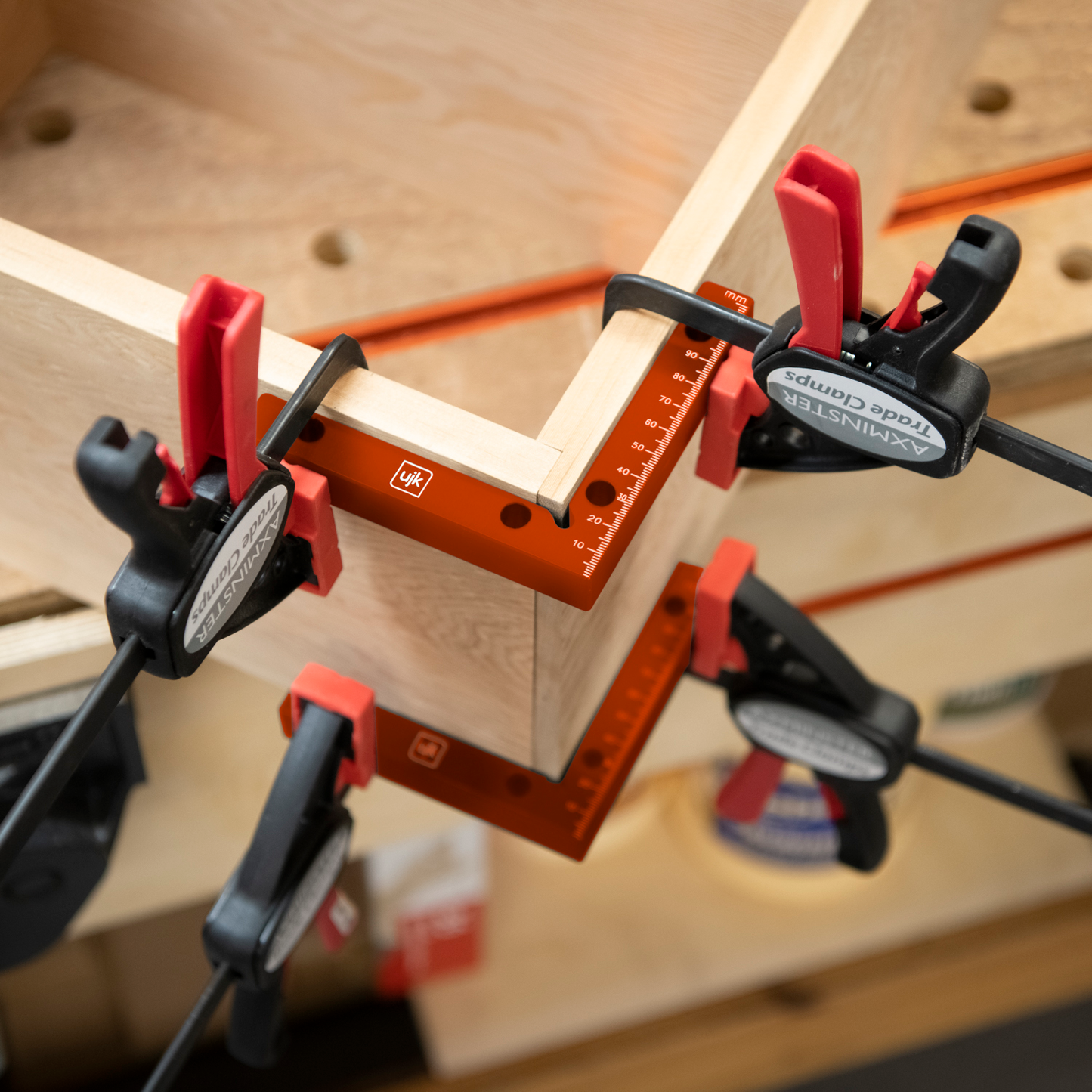 UJK Assembly Square 100mm with Clamping Holes(2)