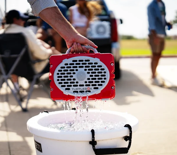 Turtlebox Original Gen 3 Speaker, Scarlet/Gray