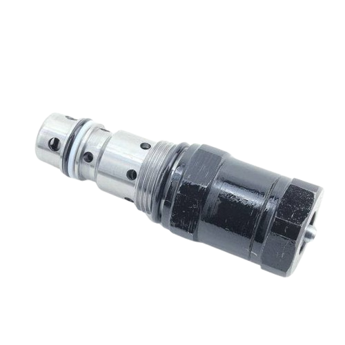 Metal pressure relief valve with threaded body and multiple holes for fluid regulation in tools and home improvement use