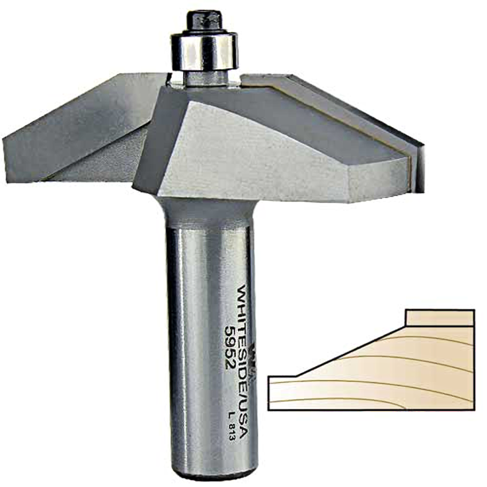 Whiteside medium straight router bit for raised panel profiles in tool accessories and power tool collections under $100