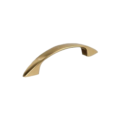 Curved champagne bronze cabinet pull for furniture hardware in Home Improvement and Under $50 collections