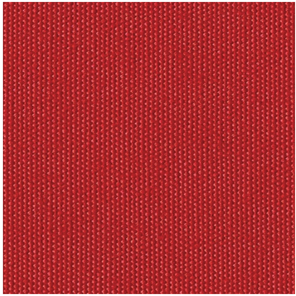 Close-up of red canopy fabric texture used for outdoor umbrella in home improvement projects