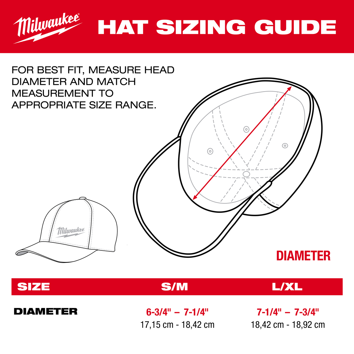 Milwaukee Black Flat Brim Snapback