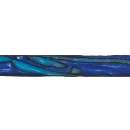 Blue and aqua acrylic pen blank featuring polished polymethyl methacrylate for woodworking tool accessories under $50 collection