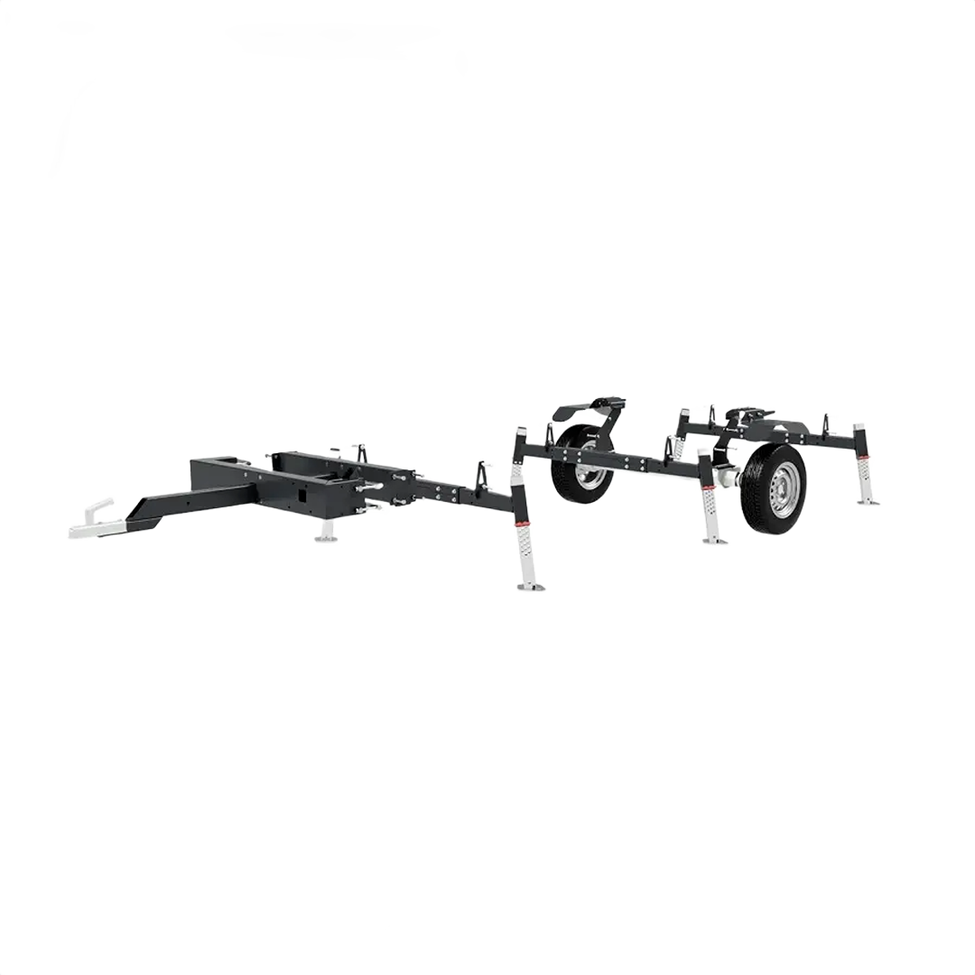 Mobile trailer kit with adjustable support legs for sawmill transport in tool and power tool accessories collections