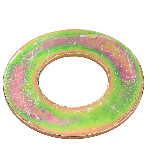 Round metal washer with a round hole, part of John Deere hardware in nuts, bolts, and washers collection