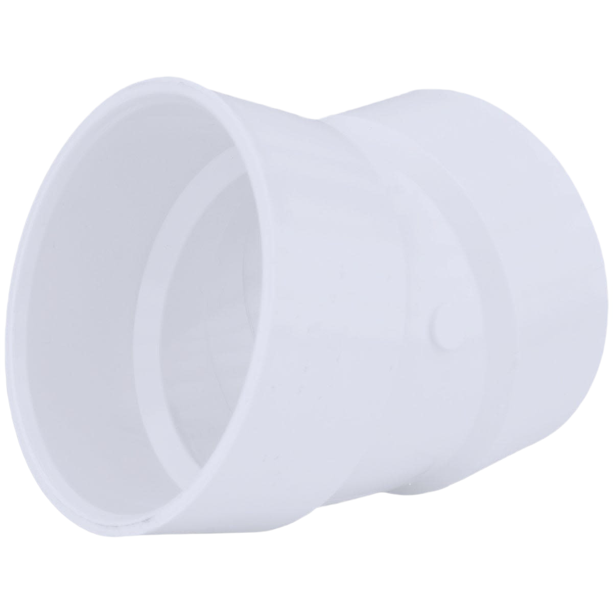 White 22-1/2 degree PVC elbow with 4-inch hub connections for plumbing in Pipes & Fittings and Under $50 collections