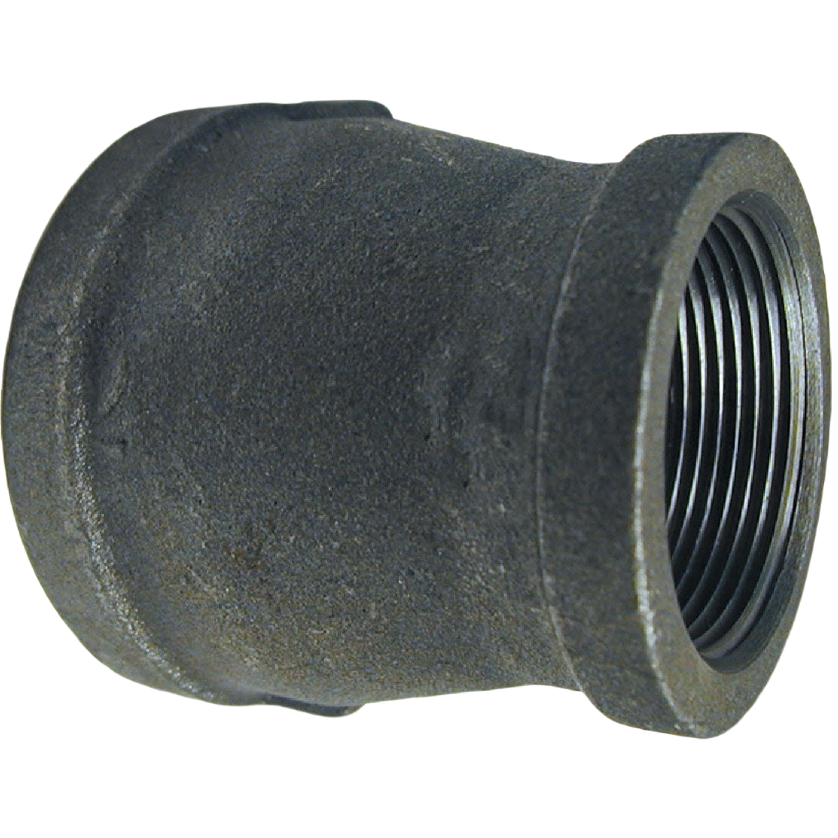 Black malleable iron reducing coupling for plumbing with threaded connections in pipes & fittings under $50 collection