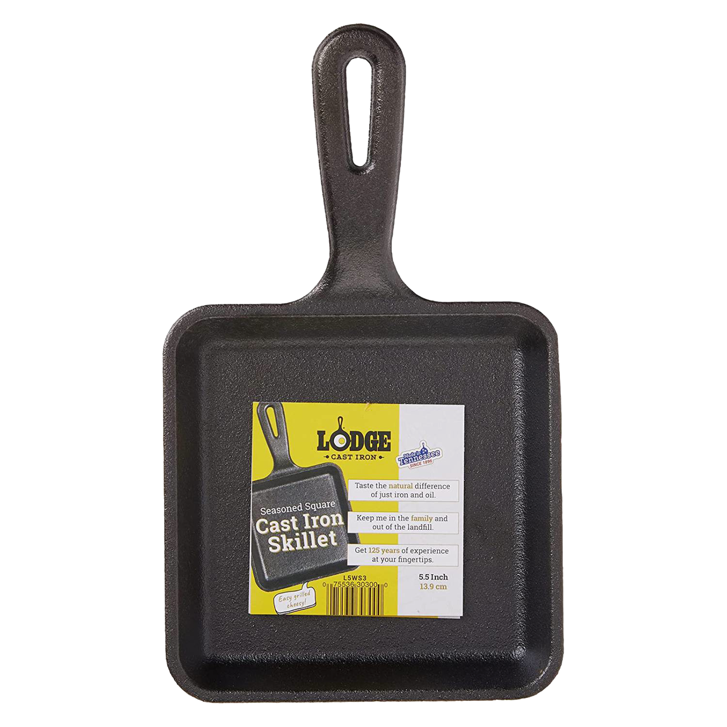 Square cast iron skillet with handle for versatile cooking in kitchenware and affordable Lodge cast iron cookware collections