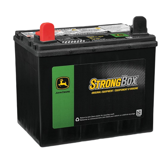 John Deere TY25221B 12 Volt Battery, Wet Charged, 30 Ah, 350 CCA, U1 BCI
