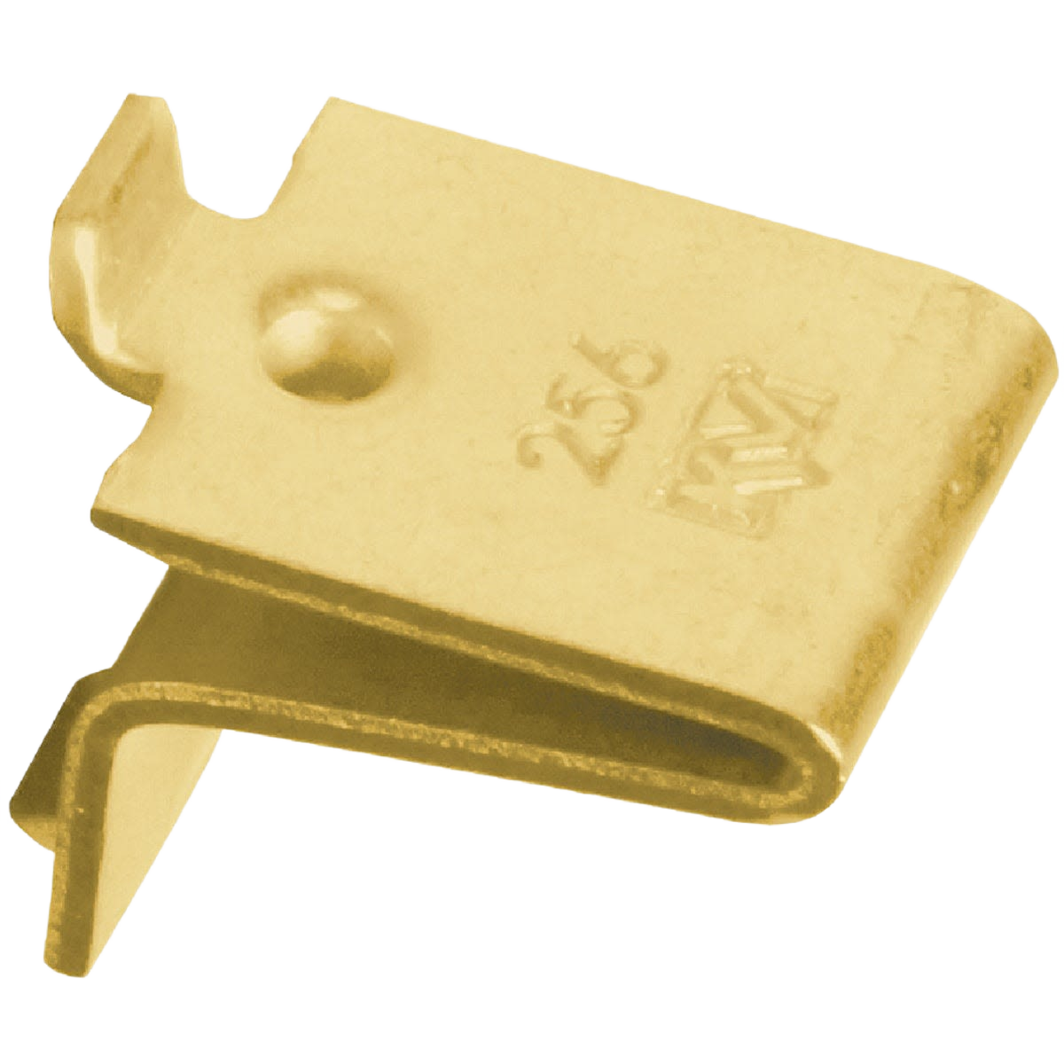 Brass mortise-mount pilaster shelf support for storage and organization shelving accessories under $50 collections