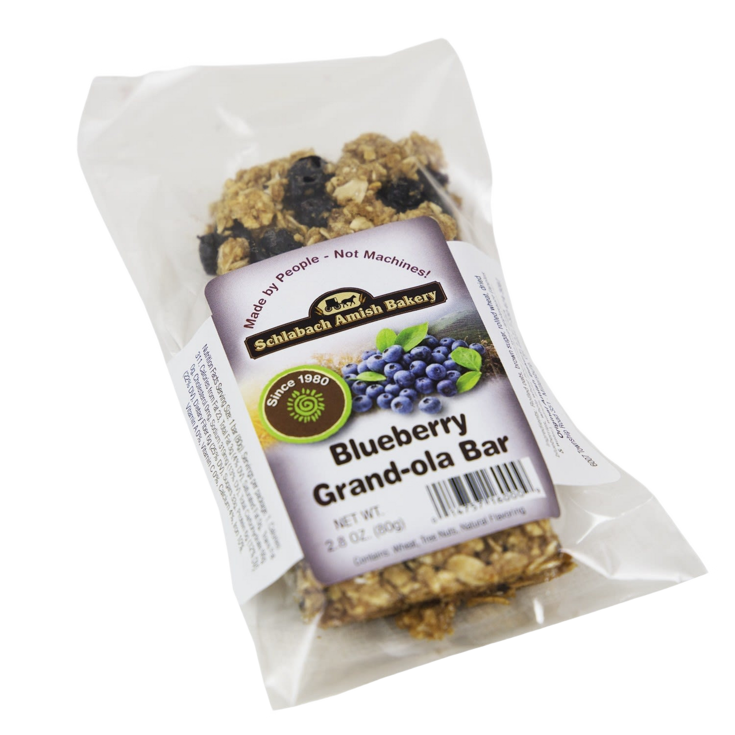 Packaged blueberry granola bar with walnuts and oats in snacks and food and beverage collection under $50