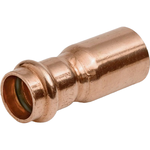 Copper reducing coupling with press fitting and EPDM seal for plumbing and copper pipe connections under $50 collection