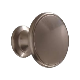 Satin nickel round decorative knob for cabinetry in door knobs and hardware home improvement collections under $50