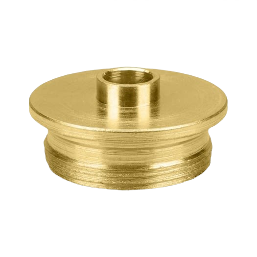 Brass router template guide with precise inner and outer diameters for woodworking tool accessories and home improvement tasks
