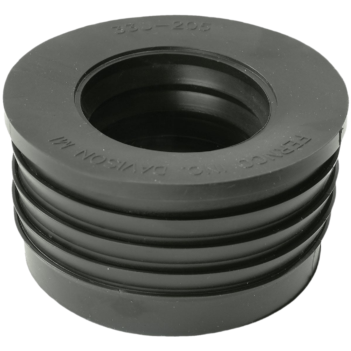 Black rubber sewer and drain pipe adapter for plumbing and home improvement under $50 collections