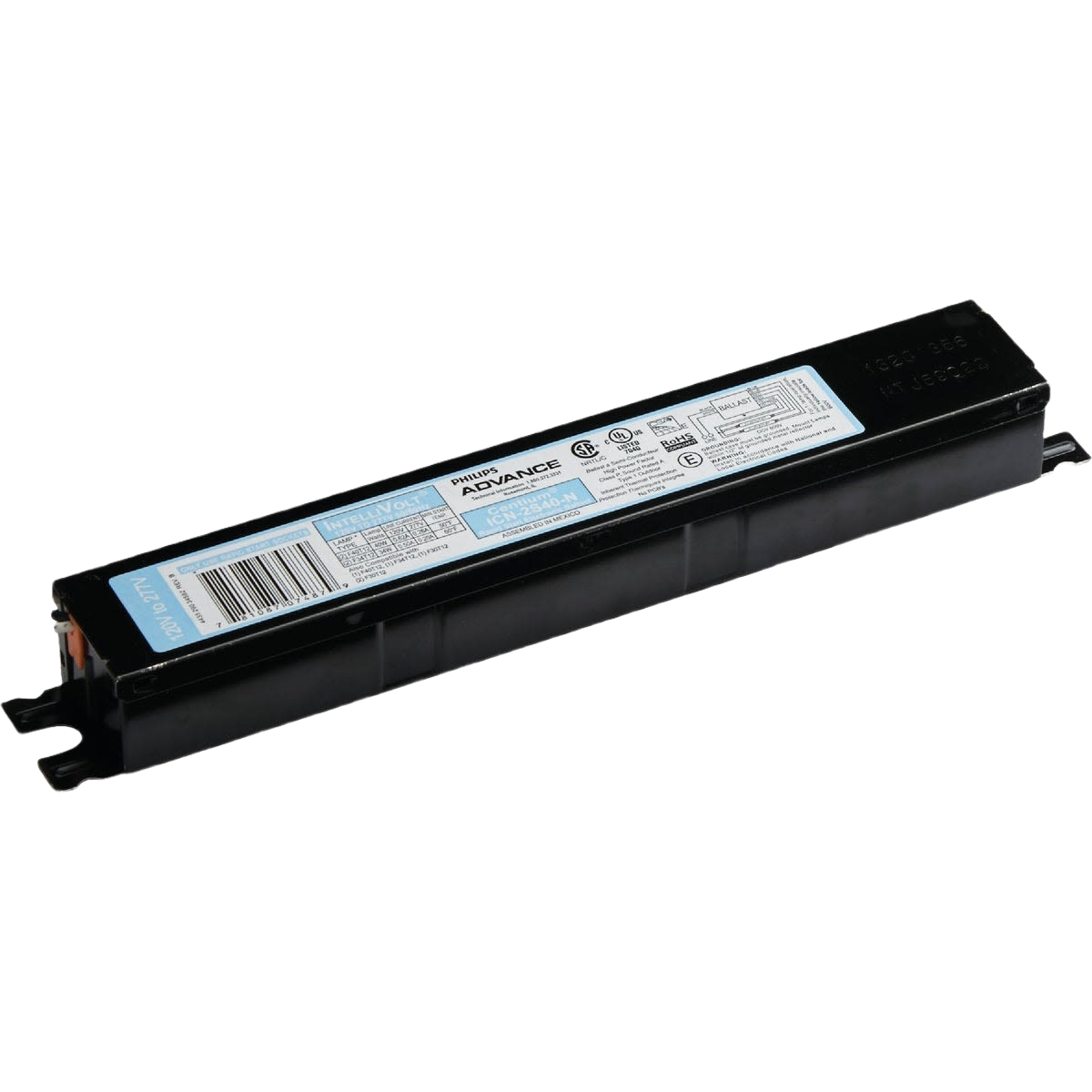 Black rectangular Philips Advance electronic ballast for lighting in electrical and light bulbs accessories collections under $50