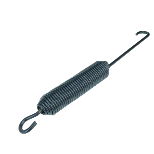 Black metal extension spring with hooked ends for John Deere parts and hardware under $100 collections