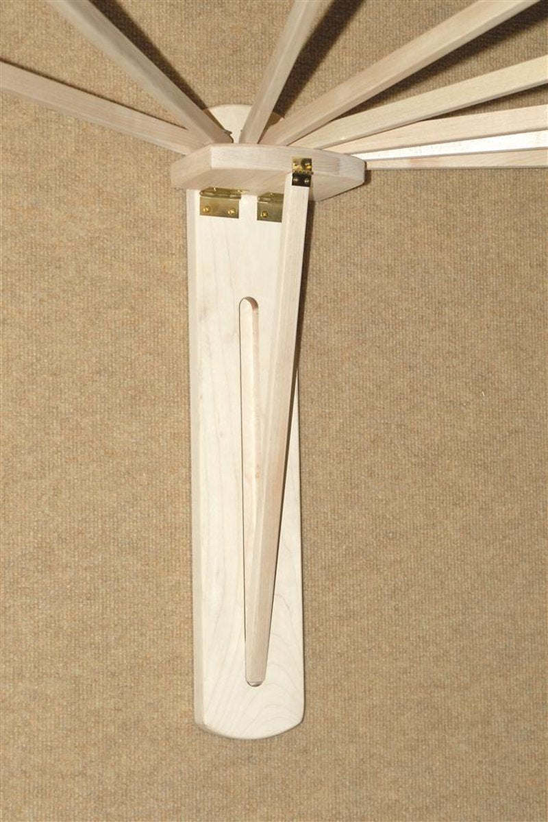 Wooden wall-mounted drying rack with eight arms, ideal for laundry and household use under $100 collection
