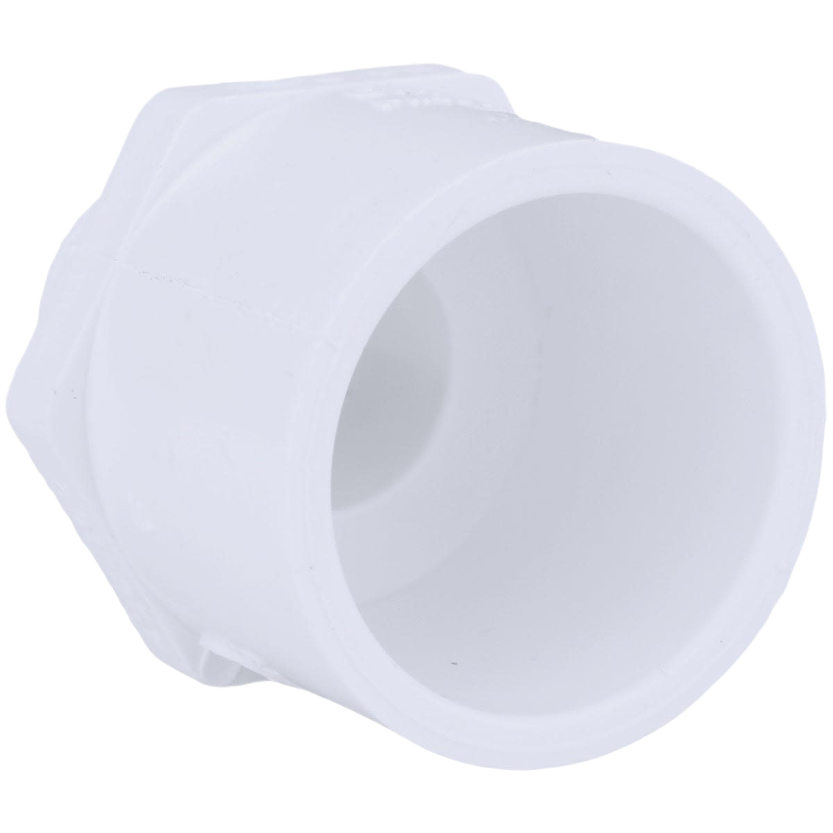White PVC male adapter fitting for pipes and fittings in Plumbing and Under $50 collections