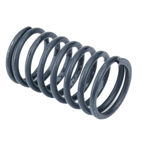 Black compression spring made of durable metal for John Deere parts and accessories in home improvement collections