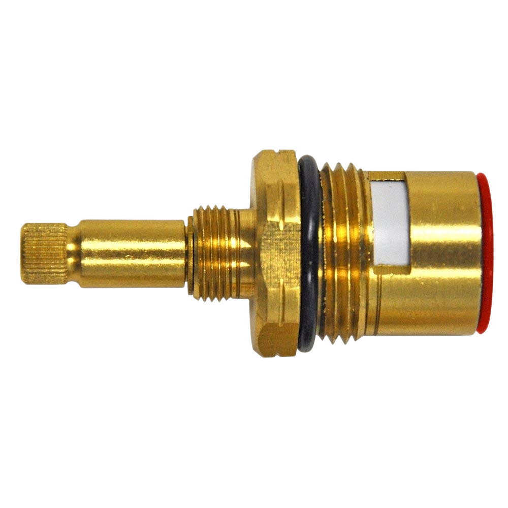 Brass hot faucet stem replacement part for plumbing repair and faucet maintenance under $50 collections