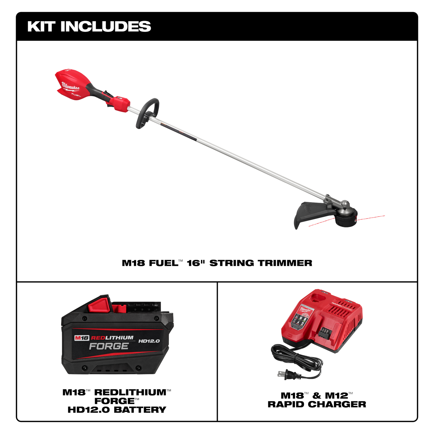 Milwaukee M18 FUEL™ 16" String Trimmer Kit