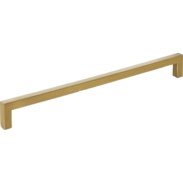 Satin bronze cabinet pull with modern square design for furniture hardware and home improvement collections under $50